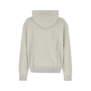 JIL SANDER Men's Cotton Blend Fleece Hoodie Men GREY Sweaters & Cardigans